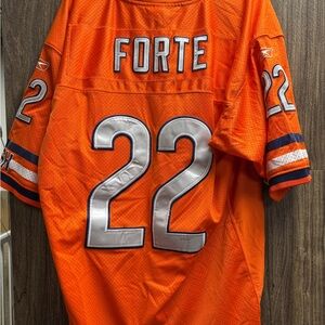 Chicago Bears Matt forte rare retro throwback NFL Jersey with Blue Tag